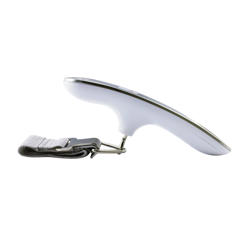 Báscula Digital de Equipaje 50kg/10g – Balanza Portátil con Pantalla LCD y Correa