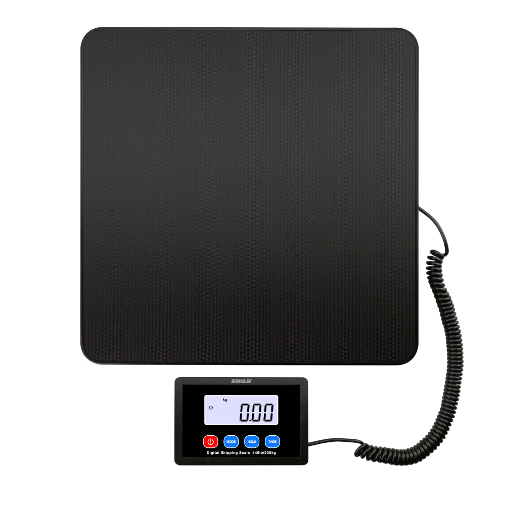 Báscula Digital de Plataforma 200kg/10g – Balanza Electrónica de Alta Precisión con Pantalla LCD y Cable Extensible para Paquetes, Almacenes y Envíos