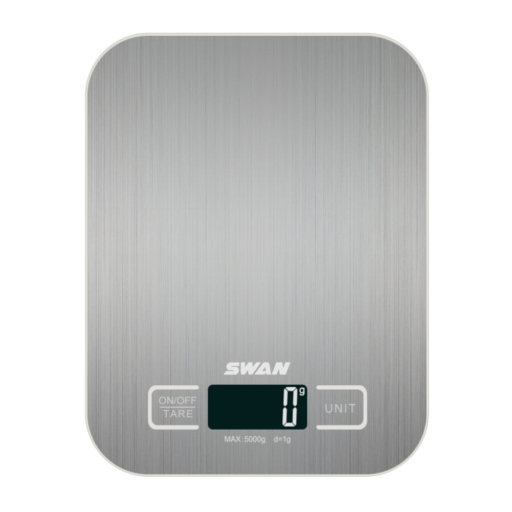 Báscula de Cocina Digital 5kg/1g – Balanza Electrónica de Acero Inoxidable con Pantalla LCD