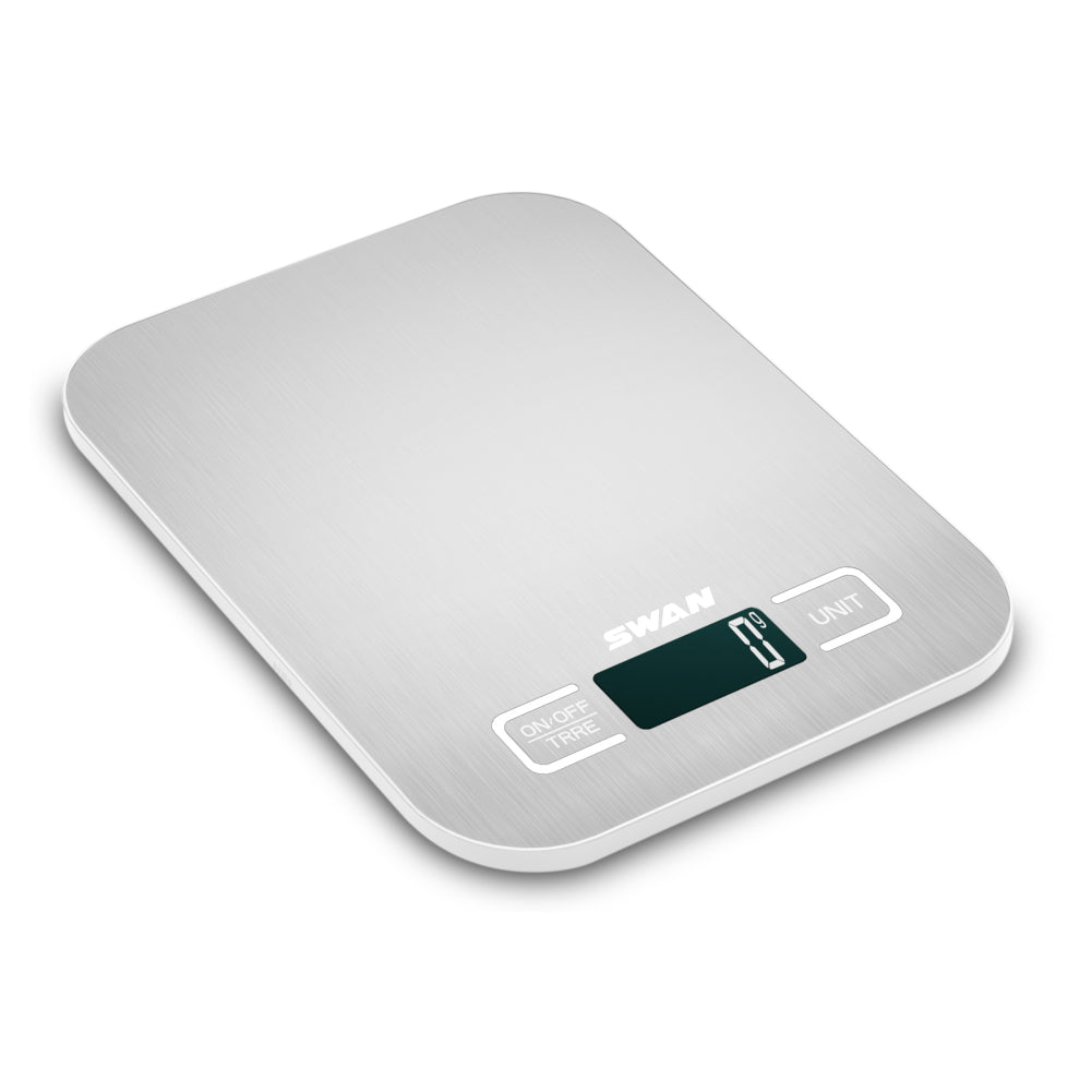 Báscula de Cocina Digital 5kg/1g – Balanza Electrónica de Acero Inoxidable con Pantalla LCD