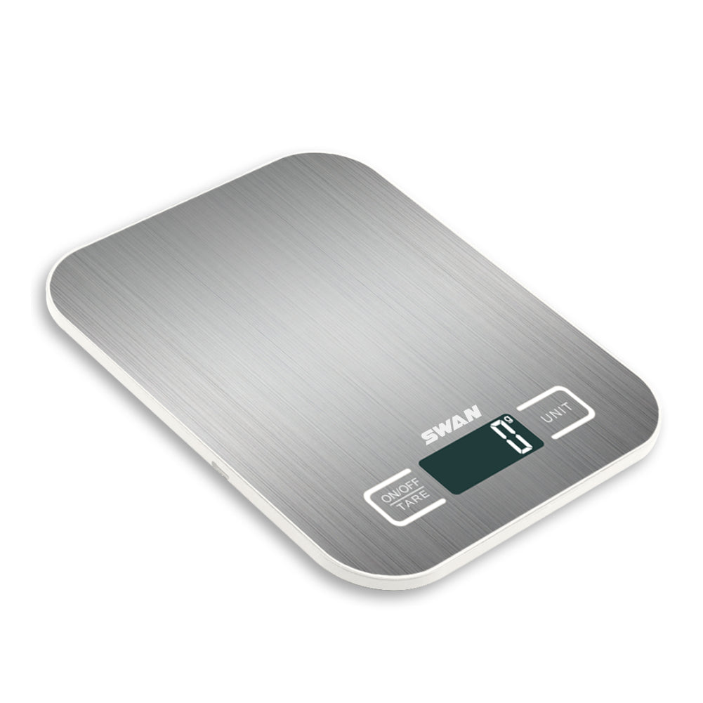 Báscula de Cocina Digital 5kg/1g – Balanza Electrónica de Acero Inoxidable con Pantalla LCD